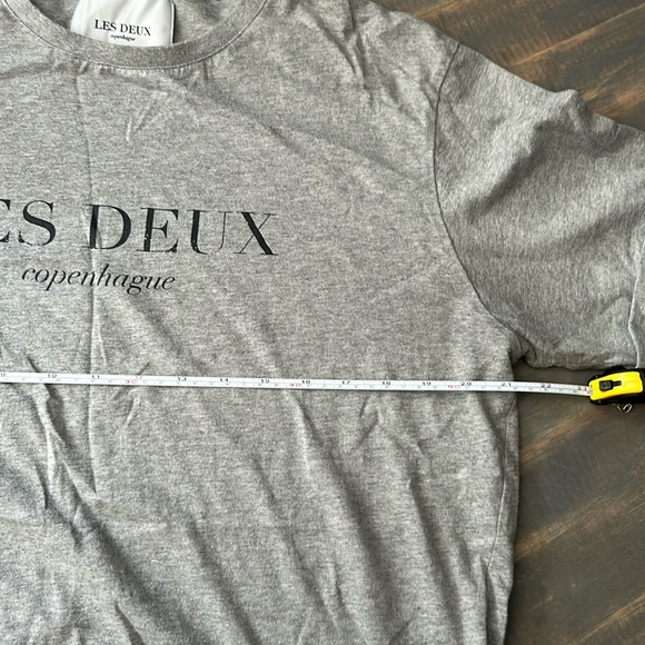 Les Deux Copenhague Men’s Gray Tee Size Large - Picture 8 of 8